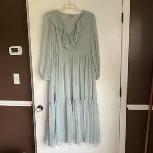 H&M sea-foam dress